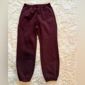 Comfrt Burgundy Joggers